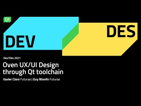 Oven UI/UX Design with the Qt toolchain - Dev/Des 2021