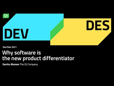 Why software is the new product differentiator  - Dev/Des 2021